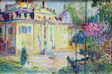 Castelo Belvedere perto de Weimar